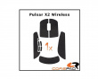 Soft Grips til Pulsar X2 / X2V2 Wireless - Hvid