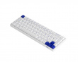 3068B Blue/White [Akko CS Silver] - Trådløs Tastatur