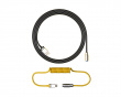 Custom Coiled Aviator Cable V2 Black & Gold - USB-C Kabel - Sort/Guld