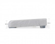 Quartz Stone Cement Gray Wrist Rest 60% - Grå Håndledsstøtte