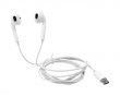 In-Ear Hovedtelefoner, 3 Buttons, USB-C - Hvid