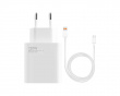 Charging Combo EU - 120W USB Oplader & USB-C Kabel 1m - Hvid
