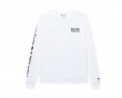 x Champion - Hvid Long-Sleeve Tee - Small