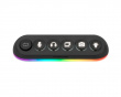 HUB DECK 5, RGB 5-Port USB Hub, 12V - Sort