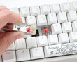 ONE 3 Mini Pure White RGB Hotswap Tastatur [MX Red]