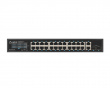 Netværksswitch 24-portar, 1GB POE+/2X GB 2X SFP RACK 19” Gigabit Ethernet 360W