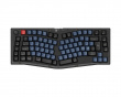V10 QMK 75% RGB Knob Hotswap Tastatur - Frosted Black [K Pro Brown]