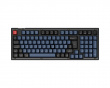 V5 QMK 96% RGB Knob Hotswap Tastatur - Frosted Black [K Pro Red]
