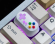 Gamepad Controller Capslock Aluminum Alloy Artisan Keycap - Hvid