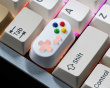 Gamepad Controller Capslock Aluminum Alloy Artisan Keycap - Hvid