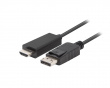 DisplayPort til HDMI Kabel FHD - Sort - 1.8m