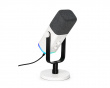 AMPLIGAME AM8 RGB USB/XLR Mikrofon - Dynamisk Mikrofon - Hvid