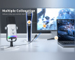 AMPLIGAME AM8 RGB USB/XLR Mikrofon - Dynamisk Mikrofon - Hvid