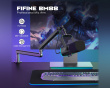 Low-Profile Boom Arm Stand - Sort Mikrofonstativ