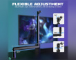 Low-Profile Boom Arm Stand - Sort Mikrofonstativ