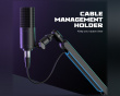 Low-Profile Boom Arm Stand - Sort Mikrofonstativ