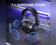 H9 7.1 Gaming Headset RGB - Sort