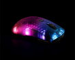 DM320 Trådløs Semi-Transparent RGB Gaming Mus - Sort