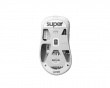 Version 2 Glas Skates til Pulsar Xlite Series - Hvid