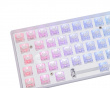 SNOWSTONE Base 65 Hotswap Gaming Tastatur - ISO UK [White Flame]