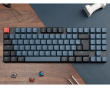 K13 Pro Low Profile Hotswap Trådløs Tastatur RGB Aluminium [Gateron G Pro Red]