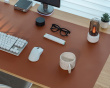 PVC Læder - 1200x600 Skriveunderlag - Brun