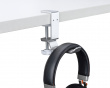 Clamp-On Headset Stand - Headset Holder - Sølv