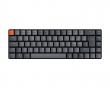 K7 Low Profile Hotswap Trådløst Tastatur RGB Aluminium [K Optical Red]