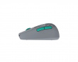 HSK Pro 4K Wireless Mouse - Fingertip Trådløs Gaming Mus - Grå/grøn