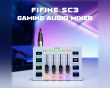 AMPLIGAME SC3 Gaming USB Mixer - Mixerpult til Streaming & Podcast - Hvid