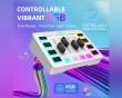 AMPLIGAME SC3 Gaming USB Mixer - Mixerpult til Streaming & Podcast - Hvid