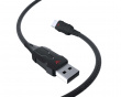 Paracord USB-C Kabel - Sort