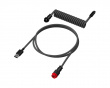 USB-C Coiled Cable - Grå / Sort