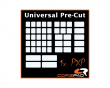 PXP Universal Pre-Cut Grips til Tastatur og Mus - White