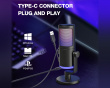 Ampligame AM6 Kondensator Mikrofon med RGB - Black