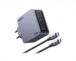 Nexode Pro 160W 4-Port GaN Vægoplader med 240W USB-C Kabel