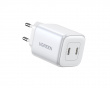 Nexode Mini 45W Dual USB-C PD Vægoplader - Hvid