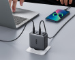 Nexode 100W USB-C PD GaN - 4-Port Vægoplader - Sort