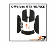 Soft Grips til G-Wolves HTX 4K/ACE - Sort