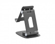 Aluminium Tablet Stander og Mobilholder - Sort
