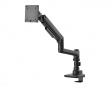 Skærmstativ 20kg Heavy-Duty 17”-49” Sort med USB-porte - 1 Skærm