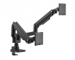 Skærmstativ 20kg Heavy-Duty 17”-35” Sort med USB-porte - 2 Skærm