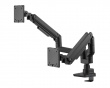 Skærmstativ 20kg Heavy-Duty 17”-35” Sort med USB-porte - 2 Skærm