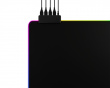 RGB Musemåtte XXL med USB-Hub - Sort