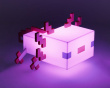 Minecraft Axolotl Lampe