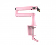 Low-Profile Boom Arm Stand - Lyserød Mikrofonstativ