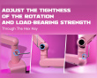Low-Profile Boom Arm Stand - Lyserød Mikrofonstativ