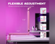 Low-Profile Boom Arm Stand - Lyserød Mikrofonstativ
