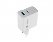 Ribera GaN USB-A & USB-C Oplader - 45W - Hvid