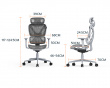 SpineX Pro Ergonomisk Kontorstol - Grå